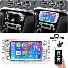 Per Ford Galaxy 2008-2011 Android 15 autoradio 8 core DAB+ Carplay 6G+128GB Kam+