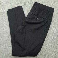 Dolce & Gabbana Pants Mens 44 (28.5x28.5) Black Wool Blend Slim Formal Italy