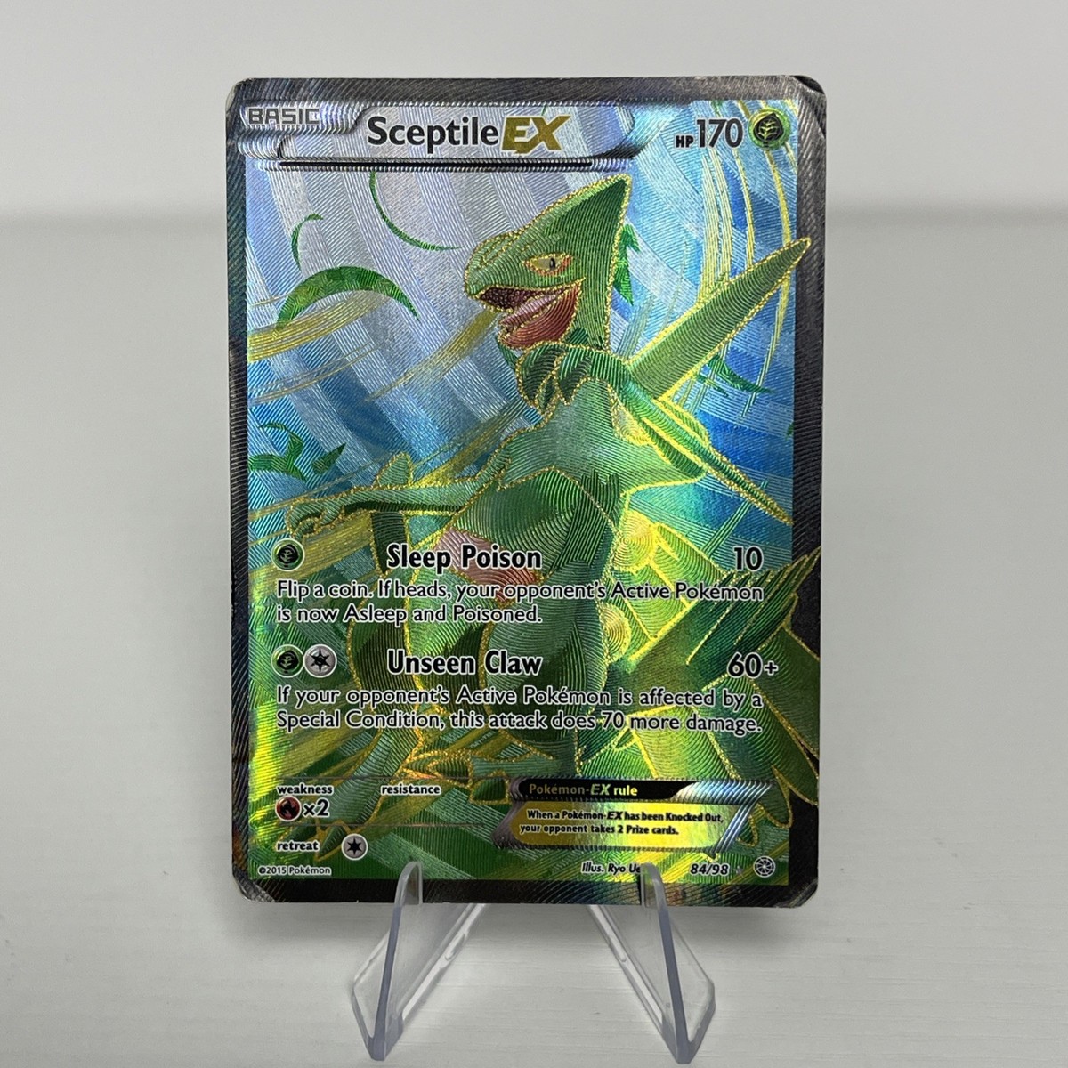 M Sceptile EX (85 Full Art) 85/98 XY - Ancient Origins Holo | eBay