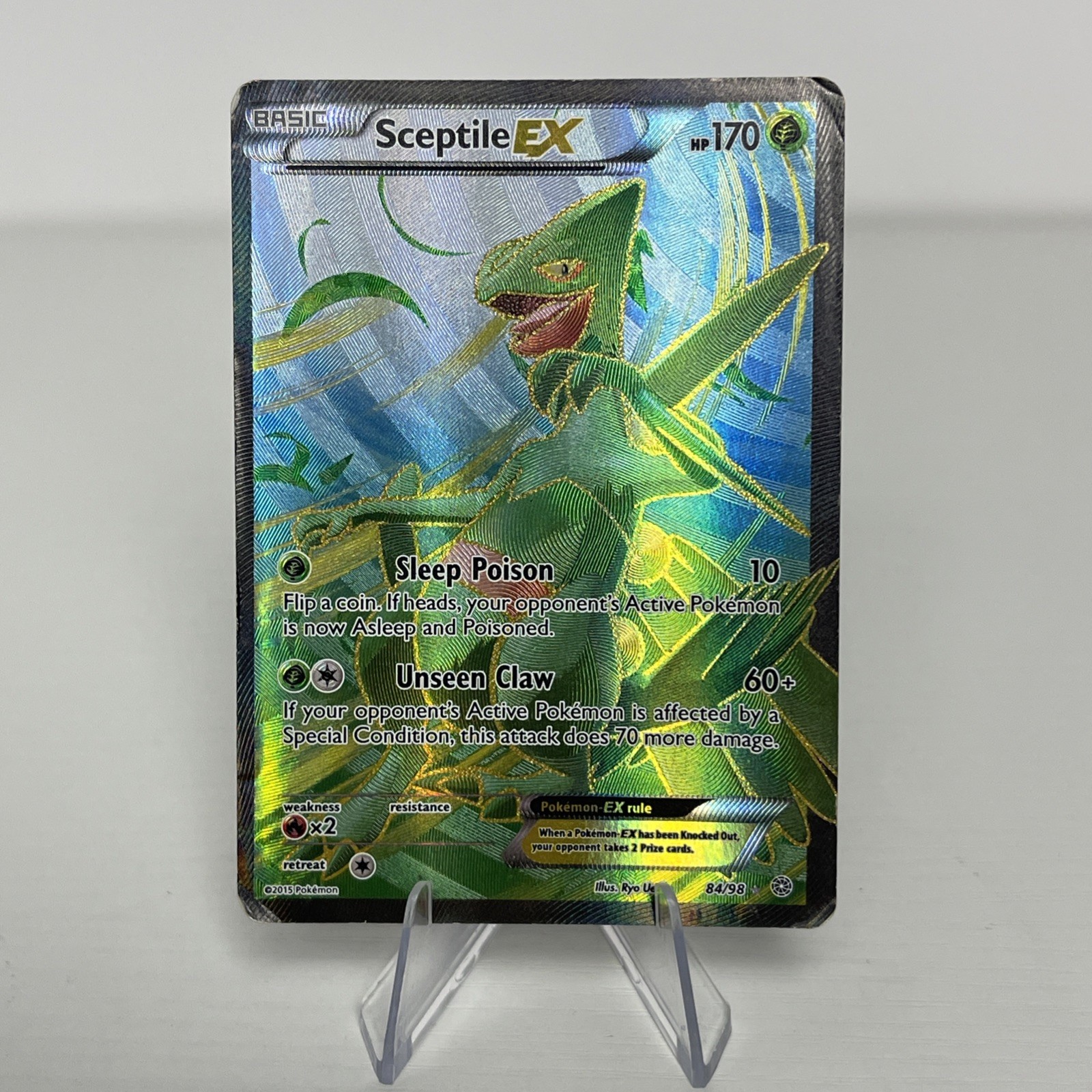 M Sceptile EX (85 Full Art) 85/98 XY - Ancient Origins Holo