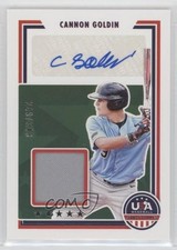 2022 Panini USA Baseball Stars & Stripes Signatures /349 Cannon Goldin Auto 12gr