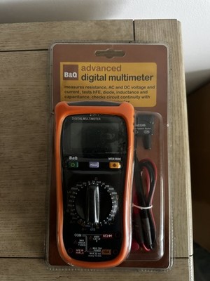 Pocket Digital Multimeter B&Q. Misst Widerstand und AC/DC V, Gleichstrom plus.