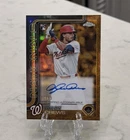 2025 Topps Gilded Collection Dylan Crews Chrome Gold Auto RC #/99 Nationals