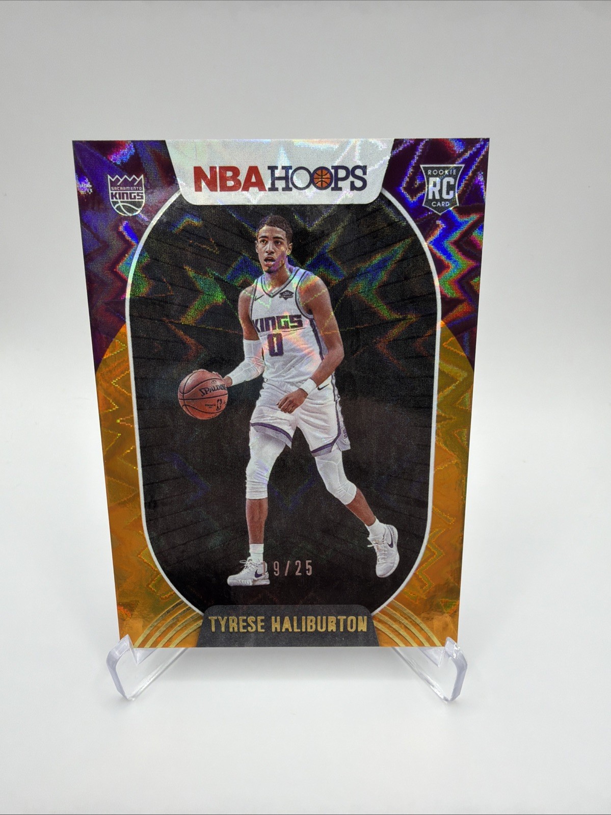 2020-21 Panini NBA Hoops - Tyrese Haliburton #238 Orange Explosion /25 (RC)