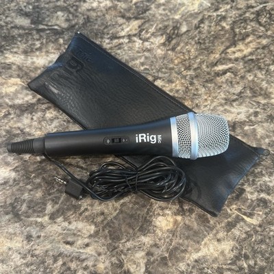 IK Multimedia iRig Mic Handheld Condenser Microphone 3.5mm TRRS w/ Case