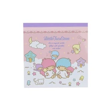 Sun-Star Stationery Sanrio Memo Pad Little Twin Stars Pink