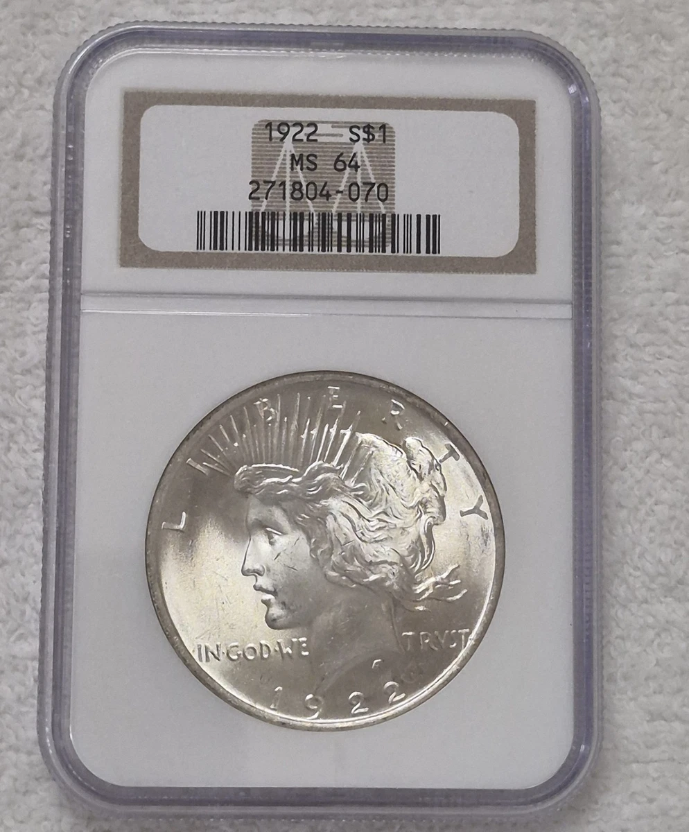 银色NGC 1922 年和平元(1921-1935) | eBay