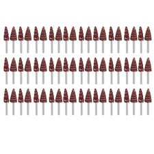 60x Cone Shape Abrasive Flap Wheel (10mm&12mm) 1/8inch Shank For Grinder Drill 0.36 per gallon