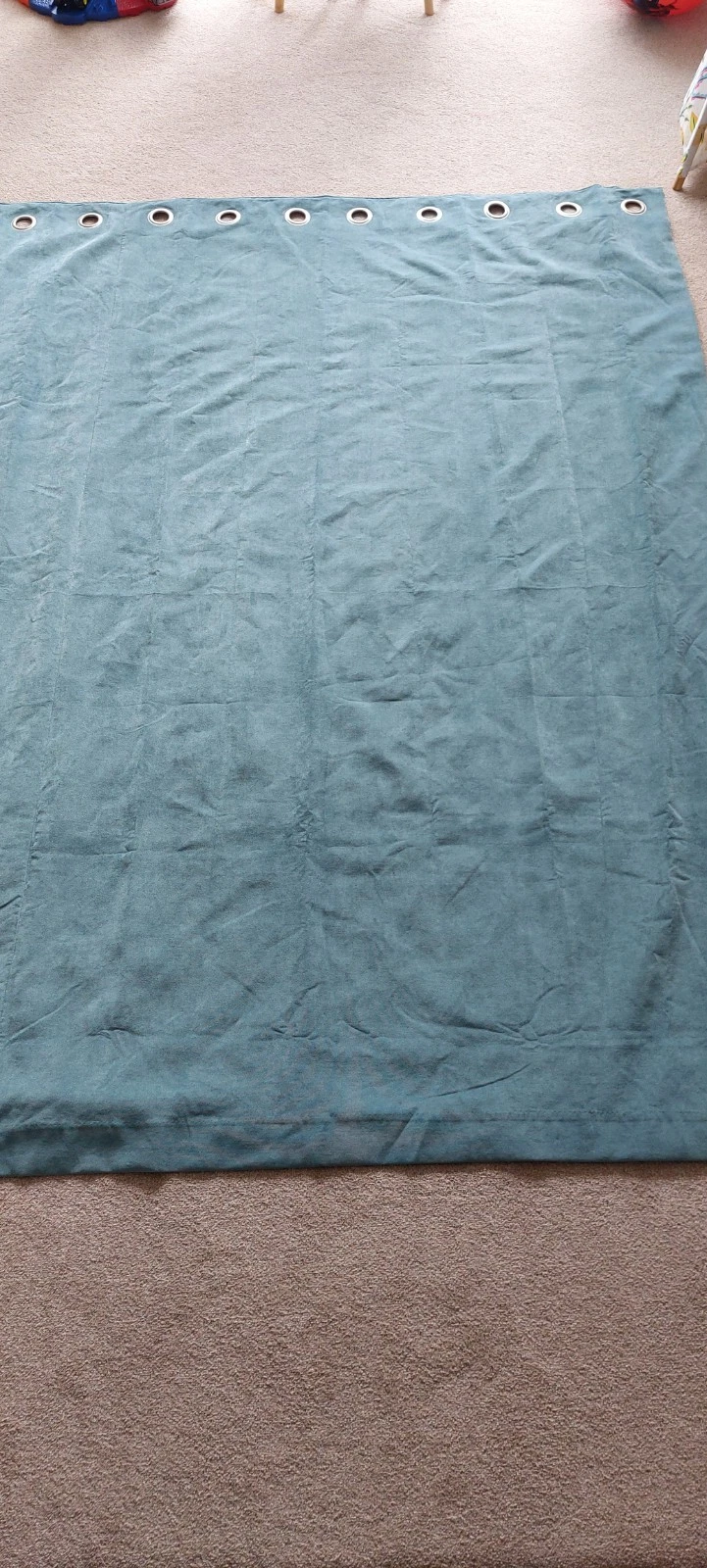 Next Thermal Teal Curtains 168cm Wide X 229cm Long