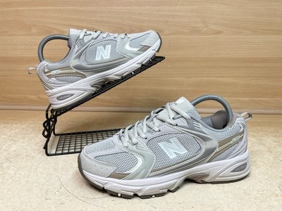 New Balance 530 Sneaker hellgrau & beige Turnschuhe UK Größe 6 Damenschuhe