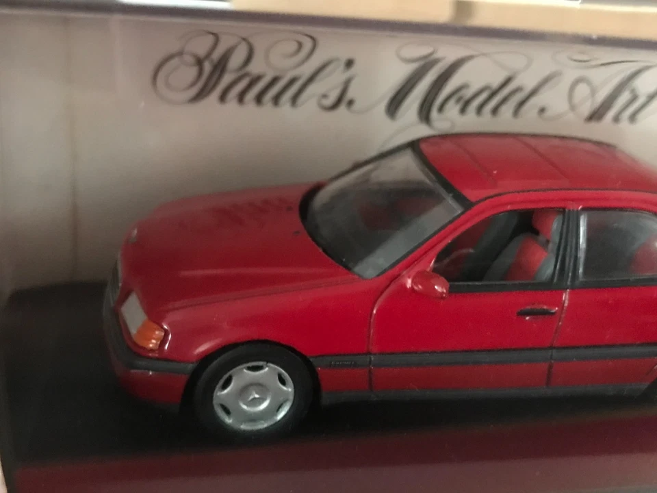 Mercedes-Benz C 180 Esprit imperial Red Minichamps [430 032101] B704 - Image 2 of 4