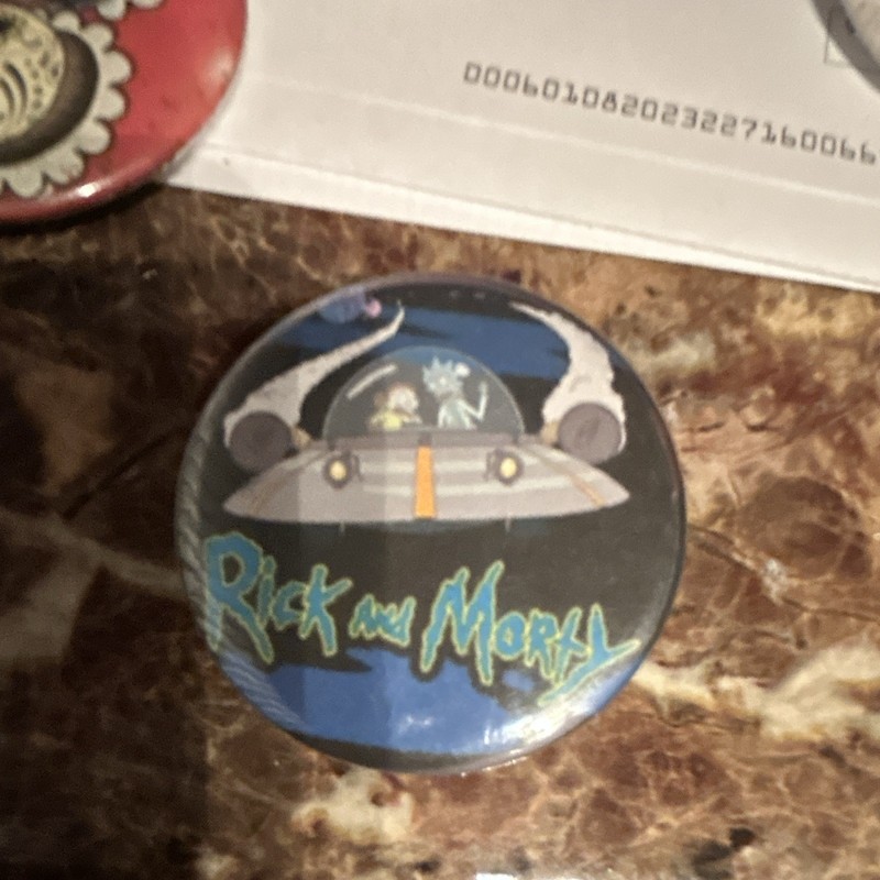 Rick and Morty Television TV Show Round Pinback Button