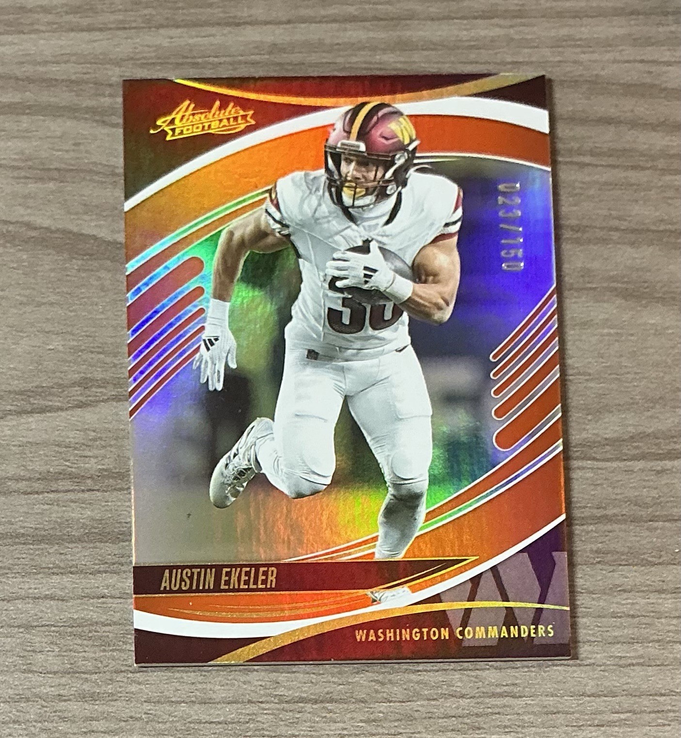 2025 Panini Absolute - Austin Ekeler #95 Spectrum Orange /150