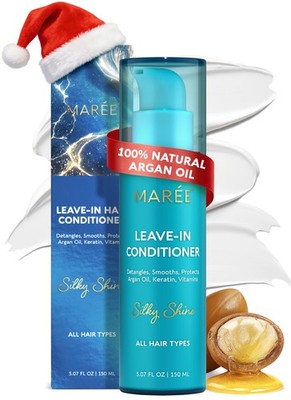 Leave-In Conditioner for Dry, Curly, Color-Treated Hair with Keratin  Argan Oil