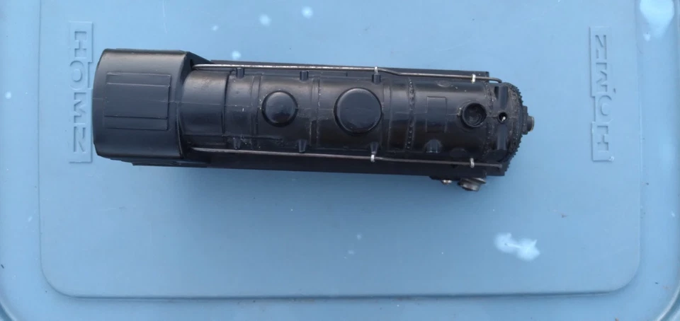 Marx Prewar O O27 Gauge 999 Steam Locomotive Scarce Embossed Teeth Closed Pilot - Image 3 of 4