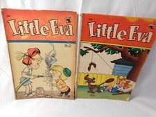 LITTLE EVA Comic Books 1950's Issues #12 and #16 