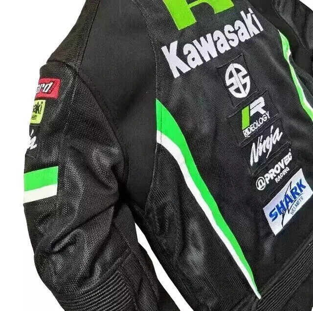 Kawasaki Ninja Motorbike Mesh Jacket New Kawasaki Motorcycle