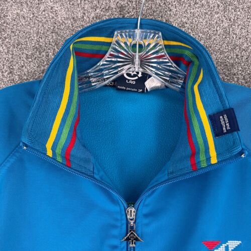 LRG Jacket Adult Extra Large Light Blue Embroidered Full Zip Track Y2k - Picture 3 of 20