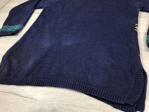 Crazy Horse Sweater Vintage V Neck 80s 90s Mens Size Small - Picture 6 of 12