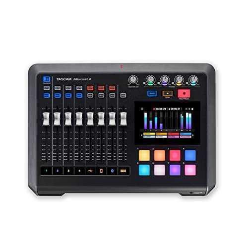 TASCAM Mixcast 4 Podcast Mixer Recorder and USB Audio Interface  