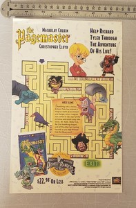 The-Pagemaster-Macauley-Culkin-RARE-Print-Advertisement