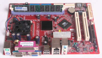 M789CG V3.0A Motherboard with 256MB RAM, uATX, Via C3 2000+ 800MHz - Tested Good