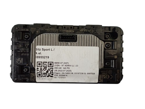 BMW OEM Wireless charging tray 5A82C19 vin:9V06816 9km! G07 G05 G20 G22 G18 - Bild 2 von 3