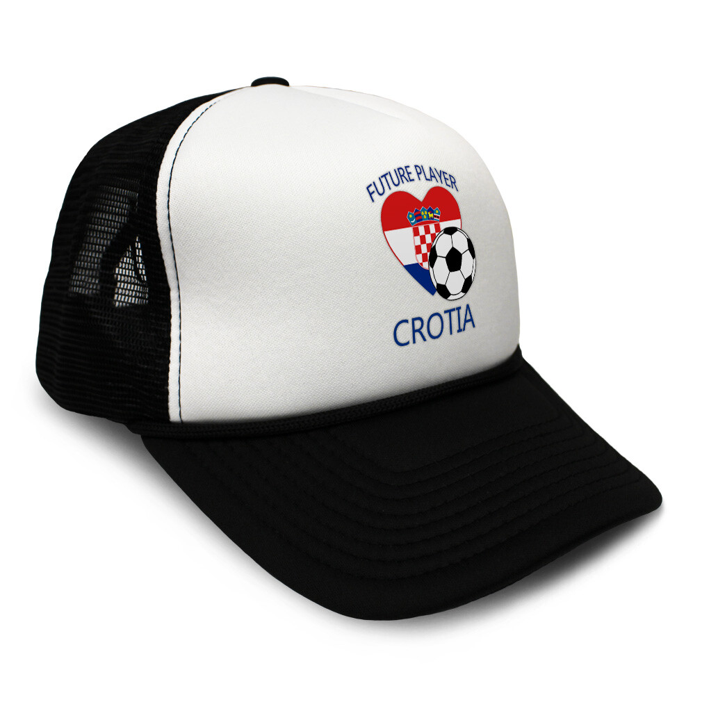 Trucker Hat Future Soccer Player Crotia Future Euro Cup Polyester Adjustable