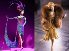 The CHARLESTON & TANGO SET of Bob Mackie Barbie Dolls Ltd Ed MINT in SHIPPERS