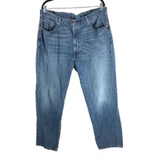 Levis Mens Jeans 550 Relaxed Fit Medium Wash 100% Cotton 40x32 Measures 38x31.5