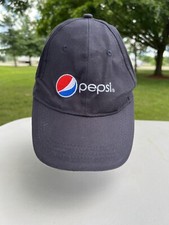 Pepsi Hat/Cap NavyBlue100 Cotton Pepsi Logo RedWhiteBlue, Adj.Stitched PepsiEUC