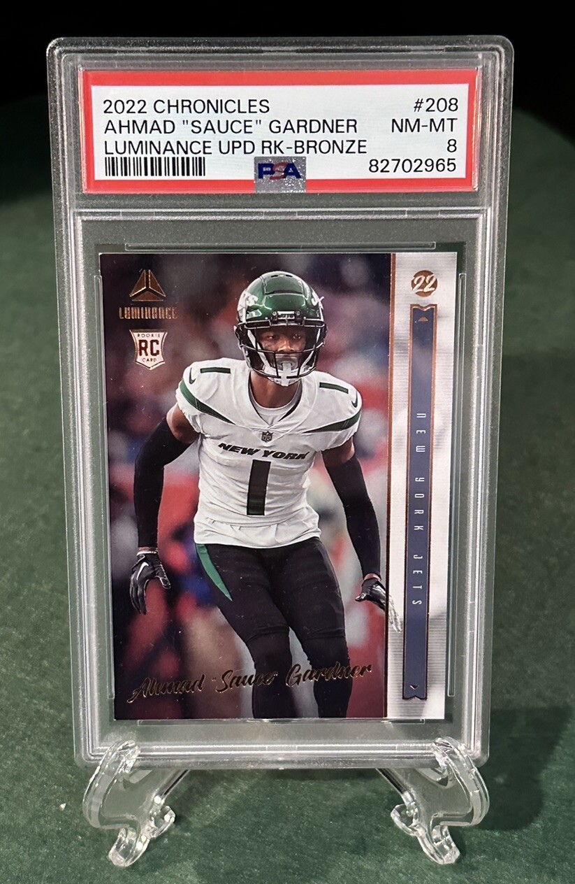 Sauce Gardner Panini Chronicles Luminance Update Rookies #208 Bronze