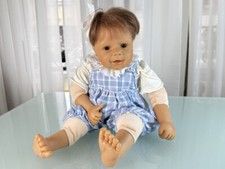 Künstlerpuppe Puppe Evelyn Leman Vinyl Puppe 52 cm. Top Zustand   