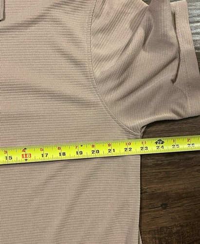 Camicia Bugatchi Uomo Tan Manica Corta Maglia Collard Taglia Large - Foto 7 di 8