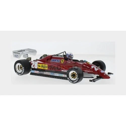 1:18 MCG Ferrari F1 126C2 Sefac #28 Monaco Gp 1982 Didier Pironi Red MCG18628F - Immagine 2 di 2