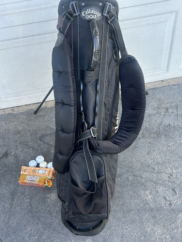 Callaway Golf Bag Standing 5-Way Divider Izzo Dual Shoulder Strap w 10 Balls - Picture 2 of 16