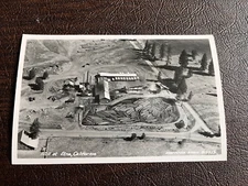 RPPC Etna California Aerial View of Lumber Mill - Logging 1940s Siskiyou County