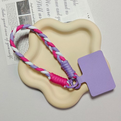 Colorful Sweet Phone Hand Woven Anti-lost Lanyard Fashion Keychain Pendant Gifts - 第 8/22 張圖片