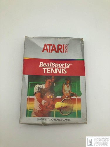 RealSports Tennis • Atari • Buen estado • EMBALAJE ORIGINAL • Probado - Imagen 7 de 7