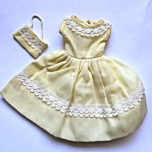 Vintage American Character Tressy Sister Cricket Happy Birthday Dress & Purse