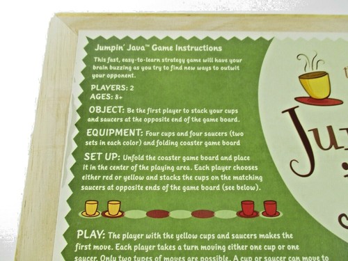 Jumpin Java Game Strategy Game with a Buzz 2 player Ages 8+ Wooden Casing 2003 - Imagen 6 de 9