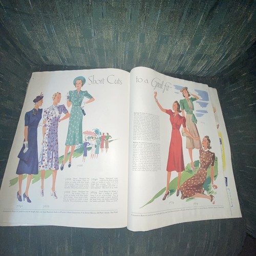 1938 May Woman's Home Companion Magazine Dress Fashions MARJORIE HOWARD - Picture 21 of 24