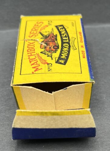 Matchbox 13 Bedford Wreck Truck GMW Moko Lesney With Original Box 13a NrMINT - Picture 8 of 8