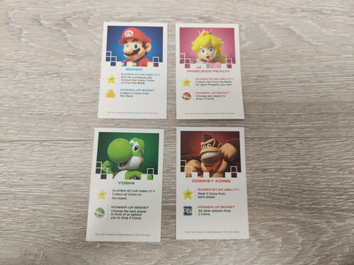 Monopoly Gamer Super Mario Bros Replacement Movers Pieces Tokens Player Cards - Picture 6 of 8