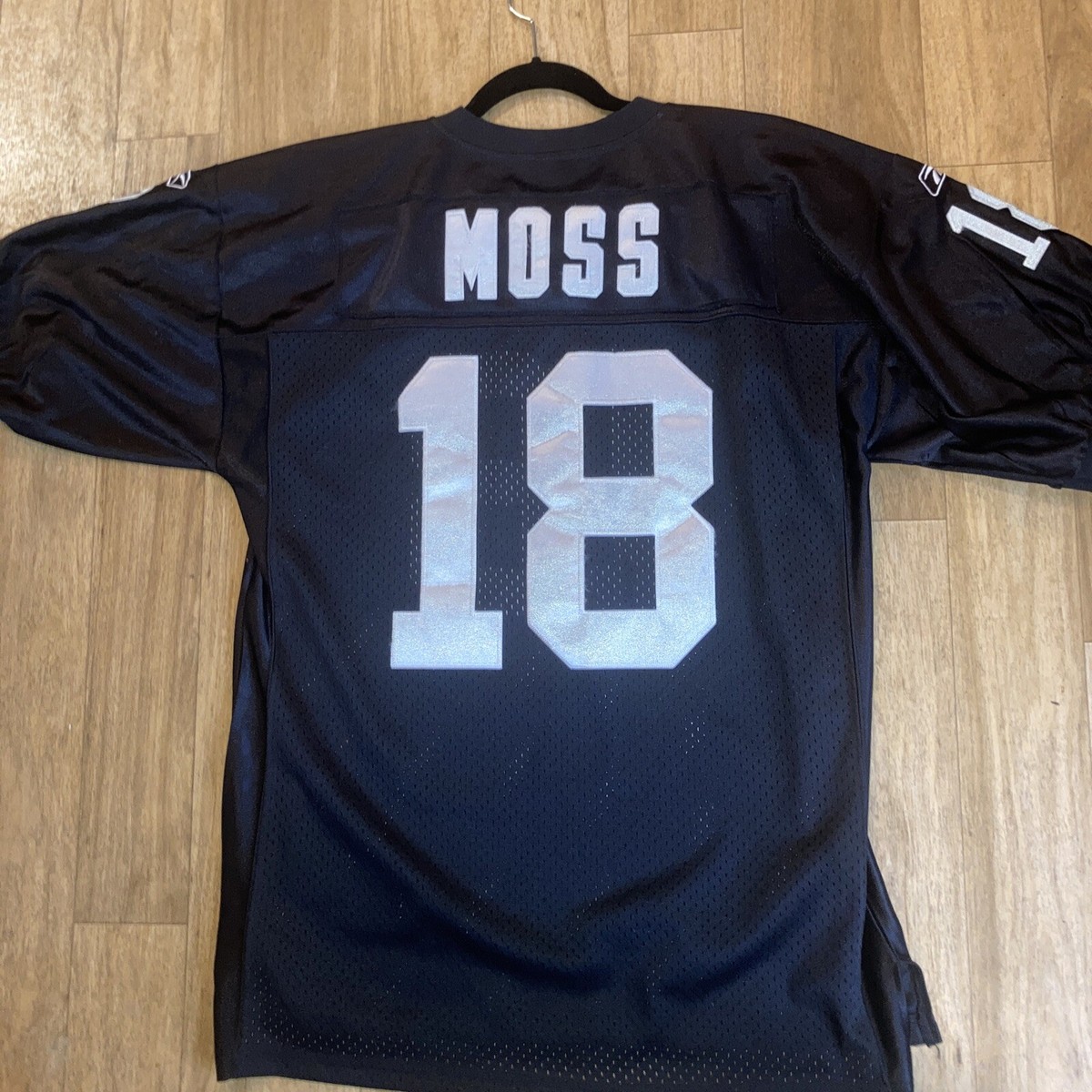 シャツ Reebok Oakland Raiders Randy Moss Jersey Randy Moss Oakland Raiders Reebok Jersey Authentic Black NFL