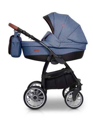 EUROCART PASSO PRO BABY PRAM 2in1,3in1 ISOFIX + CARRYCOT + PUSHCHAIR + CAR SEAT - Picture 26 of 42