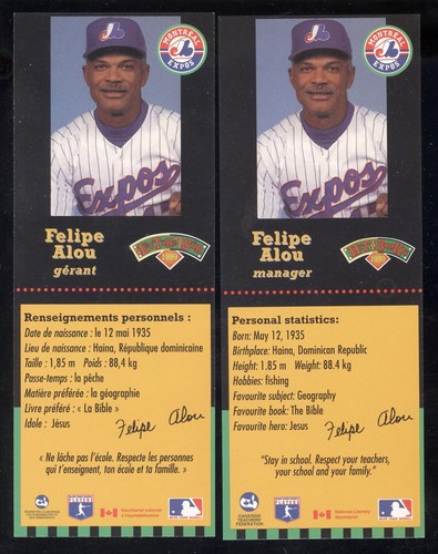 TORONTO BLUE JAYS & MONTREAL EXPOS 1995-2002 BOOKMARK HIT THE BOOKS SEE LIST - Picture 21 of 57