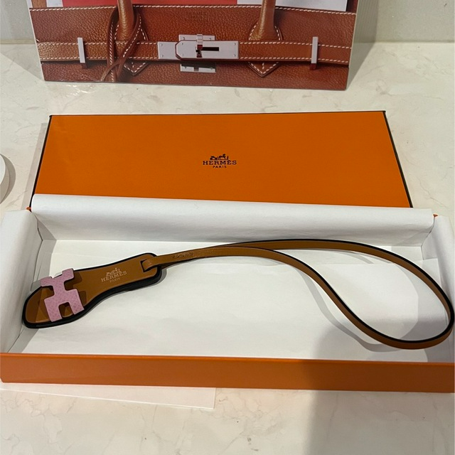 Hermes Oran Nano charm Oran sandal charm Pink new with box