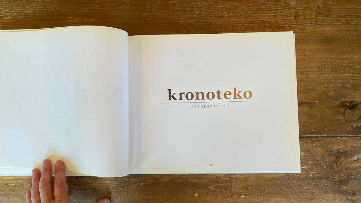 Kronoteko : Art of Syd Mead 1991 first edition - Used - Original