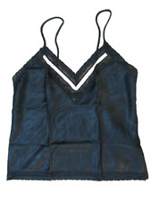 Christian Dior vintage black women's silk camisole S